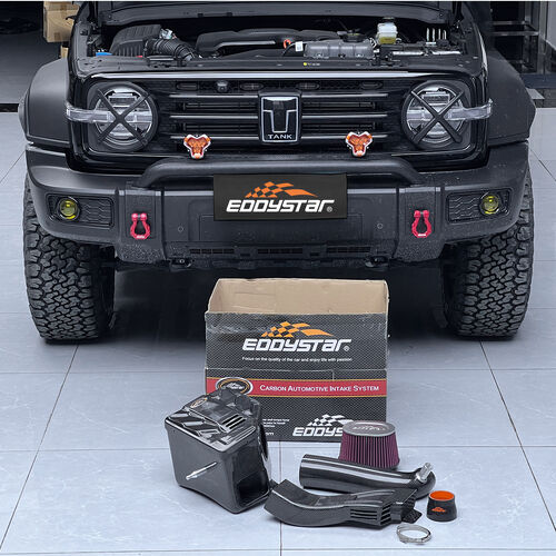 последний случай компании о Unleash the Fierce Power | Tank 300 2.0T Upgraded with EDDY Vortex Carbon Fiber Intake Box, Delivering Instant & Surge Power!