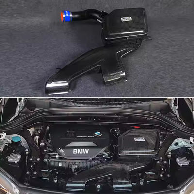 Компактный двигатель Углеродные волокна Холодный воздухозабор BMW Brilliance X1 Изолировать тепло двигателя