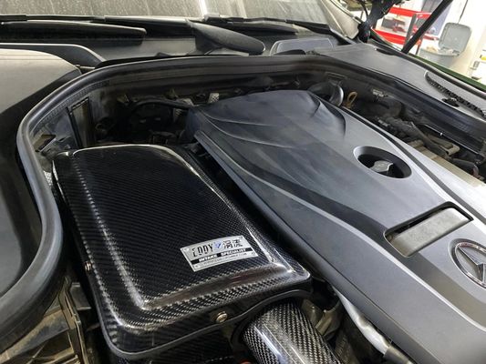 Mercedes Benz W205 Углеродные волокна Воздухозабор увеличивает воздушный поток Автомобильные двигатели