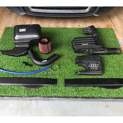 Оптимизированный по потоку воздуха комплект воздухозаборника из углеродного волокна для топливоэффективных Audi A3 1.4T (EA211) 14-19 годов выпуска с 100% проверенным качеством