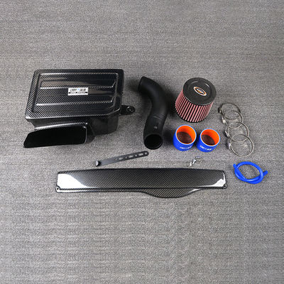 Воротникообразующий набор для ввода воздуха из углеродного волокна EDDYSTAR с 76 мм фильтром высокого потока для 15-16 Audi A3 1.8T/2.0T - установка с болтом