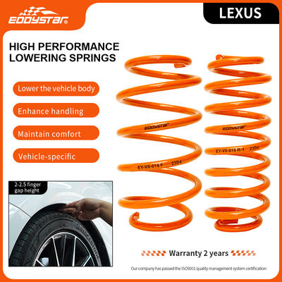 EDDYSTAR High-Stiffness Sport Lowering Springs with 20% Stiffer Front and 15% Stiffer Rear for Improved Stability in LEXUS ES250 ES200 ES300 ES350 IS250 IS250C IS300