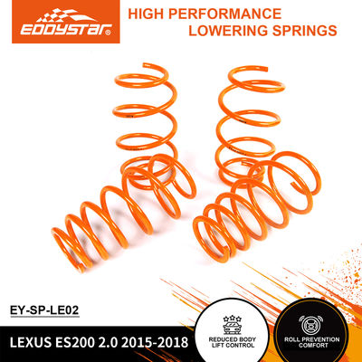 EDDYSTAR High-Stiffness Sport Lowering Springs with 20% Stiffer Front and 15% Stiffer Rear for Improved Stability in LEXUS ES250 ES200 ES300 ES350 IS250 IS250C IS300